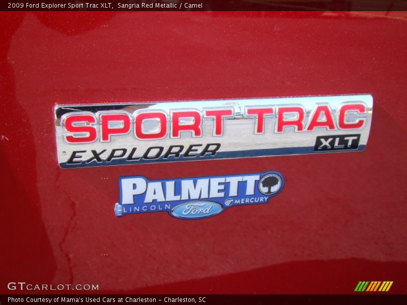 Sangria Red Metallic / Camel 2009 Ford Explorer Sport Trac XLT