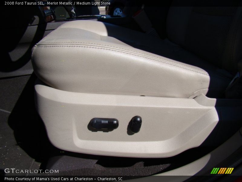 Merlot Metallic / Medium Light Stone 2008 Ford Taurus SEL