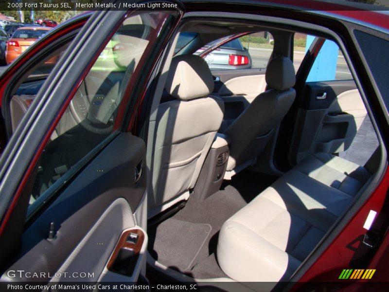Merlot Metallic / Medium Light Stone 2008 Ford Taurus SEL