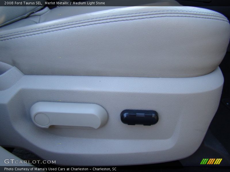 Merlot Metallic / Medium Light Stone 2008 Ford Taurus SEL