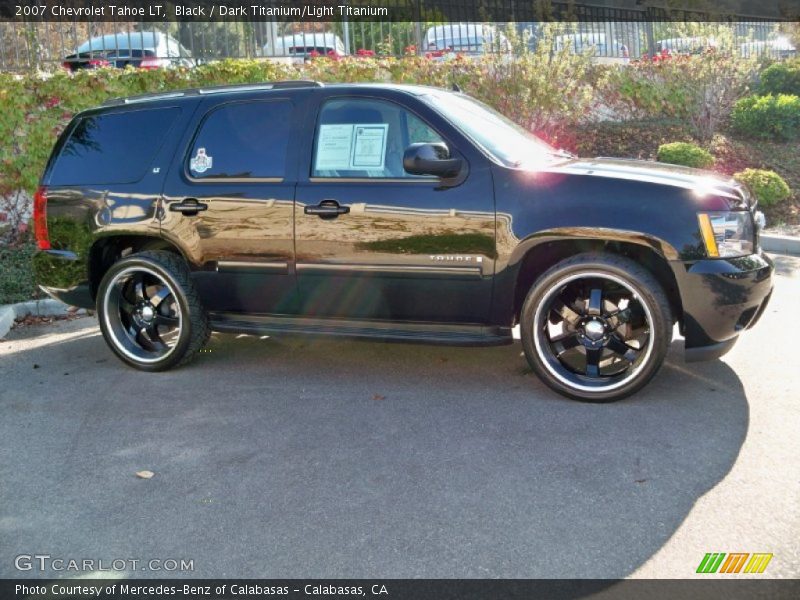 Black / Dark Titanium/Light Titanium 2007 Chevrolet Tahoe LT