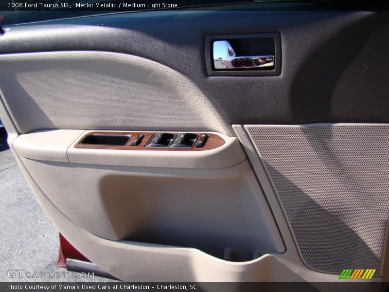 Merlot Metallic / Medium Light Stone 2008 Ford Taurus SEL