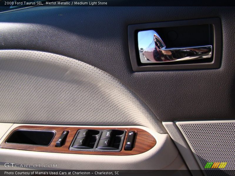 Merlot Metallic / Medium Light Stone 2008 Ford Taurus SEL