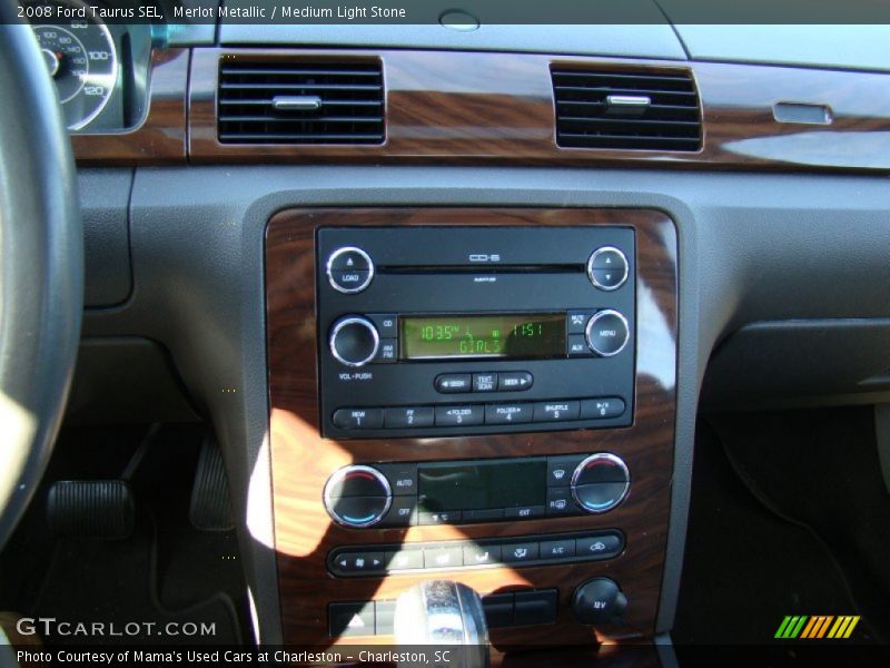 Merlot Metallic / Medium Light Stone 2008 Ford Taurus SEL