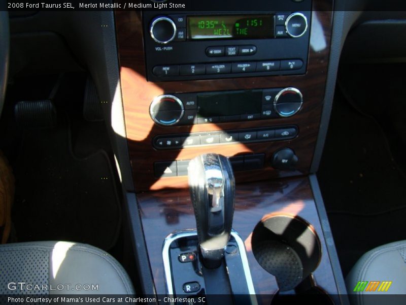 Merlot Metallic / Medium Light Stone 2008 Ford Taurus SEL
