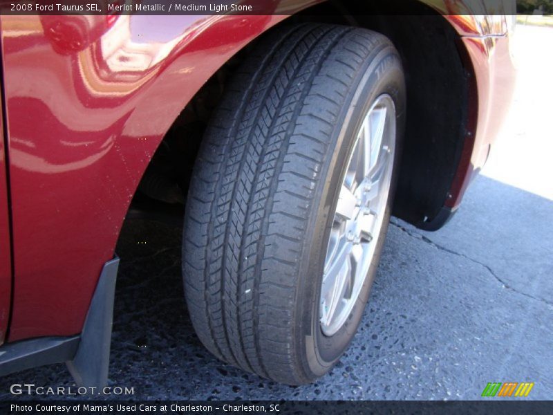 Merlot Metallic / Medium Light Stone 2008 Ford Taurus SEL