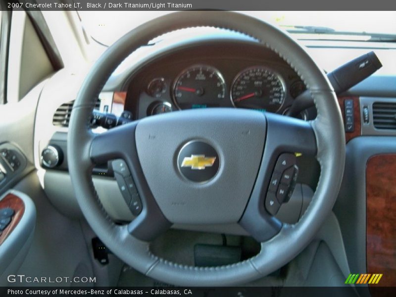 Black / Dark Titanium/Light Titanium 2007 Chevrolet Tahoe LT