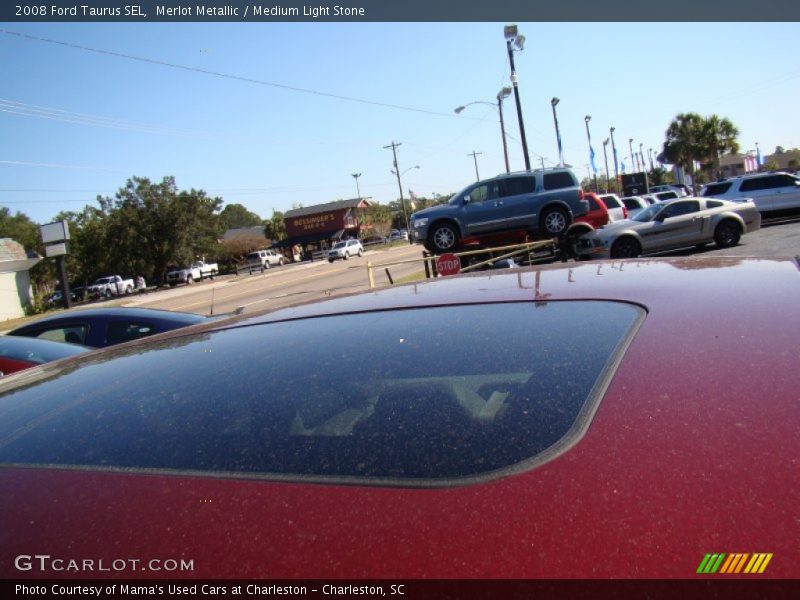 Merlot Metallic / Medium Light Stone 2008 Ford Taurus SEL