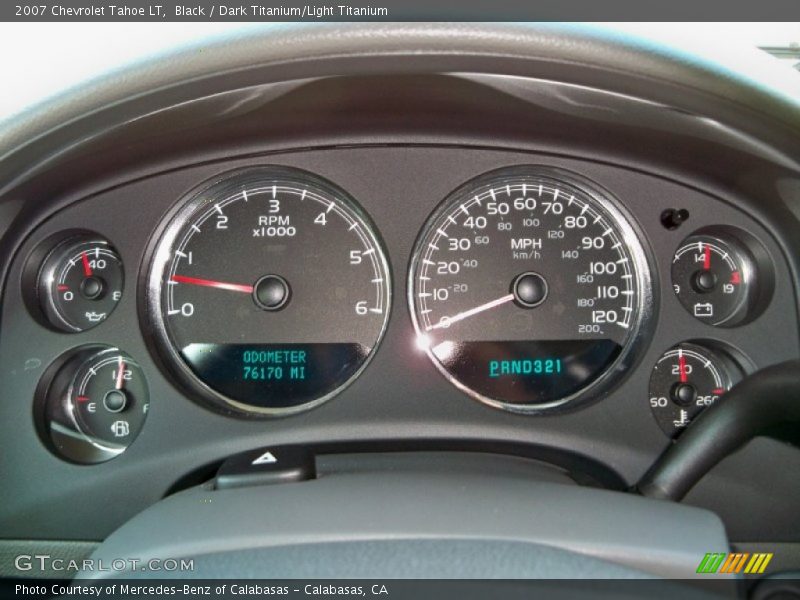 Black / Dark Titanium/Light Titanium 2007 Chevrolet Tahoe LT
