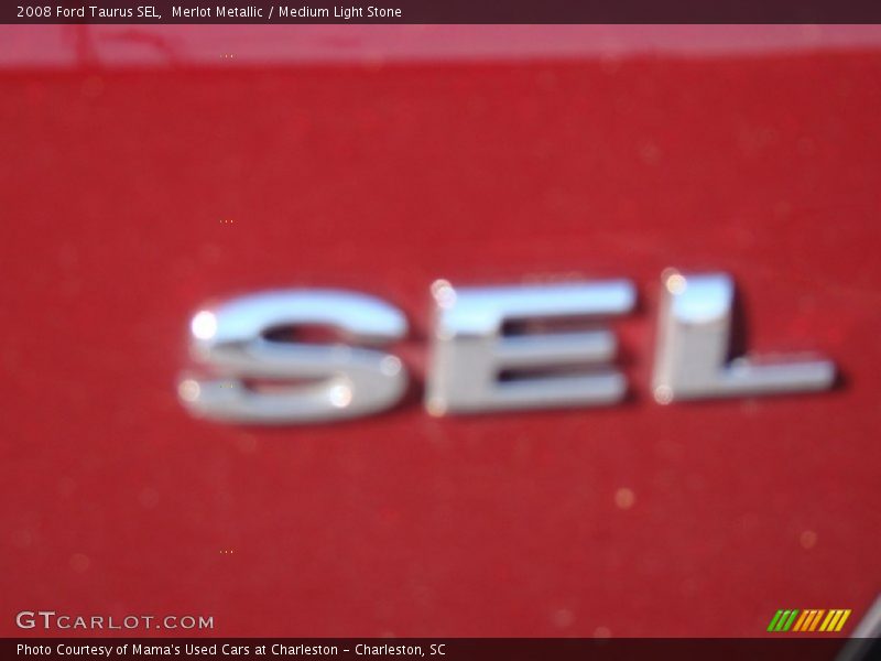 Merlot Metallic / Medium Light Stone 2008 Ford Taurus SEL