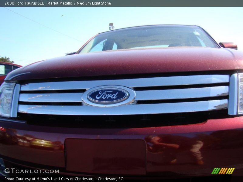 Merlot Metallic / Medium Light Stone 2008 Ford Taurus SEL