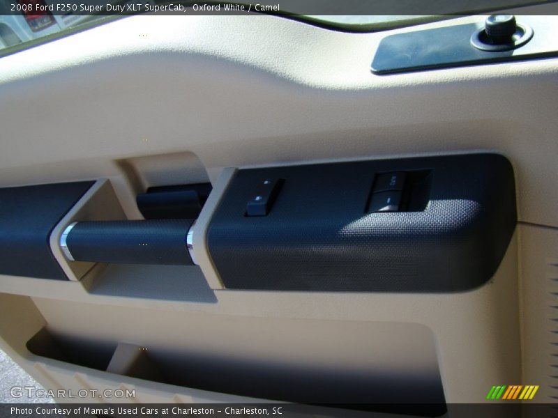 Oxford White / Camel 2008 Ford F250 Super Duty XLT SuperCab