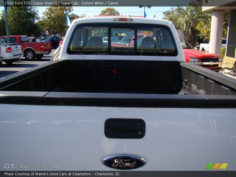 Oxford White / Camel 2008 Ford F250 Super Duty XLT SuperCab
