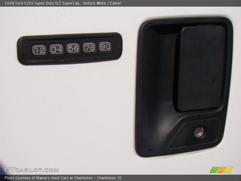 Oxford White / Camel 2008 Ford F250 Super Duty XLT SuperCab