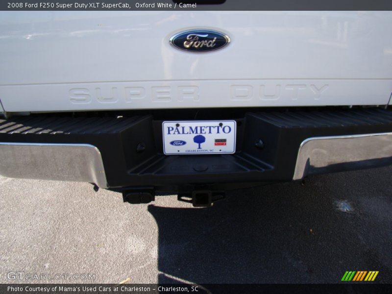 Oxford White / Camel 2008 Ford F250 Super Duty XLT SuperCab