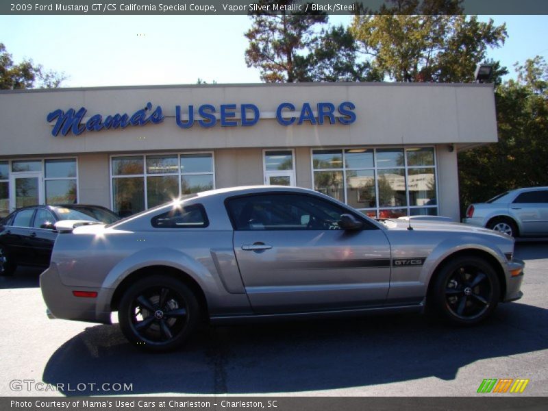 Vapor Silver Metallic / Black/Steel 2009 Ford Mustang GT/CS California Special Coupe
