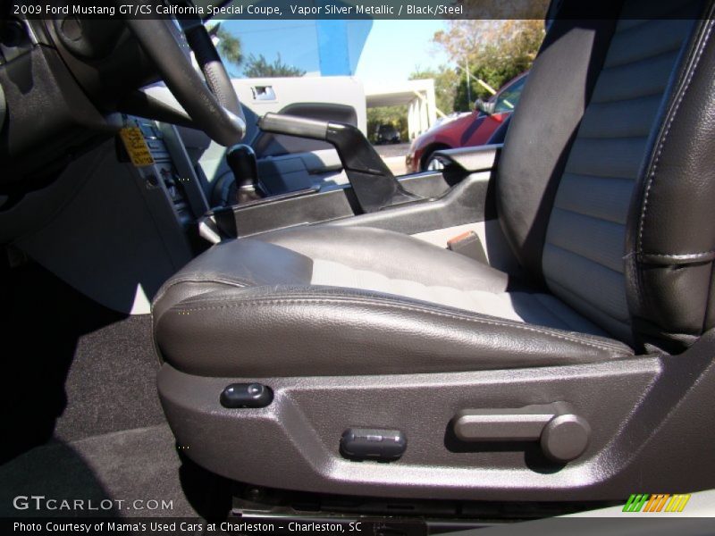 Vapor Silver Metallic / Black/Steel 2009 Ford Mustang GT/CS California Special Coupe