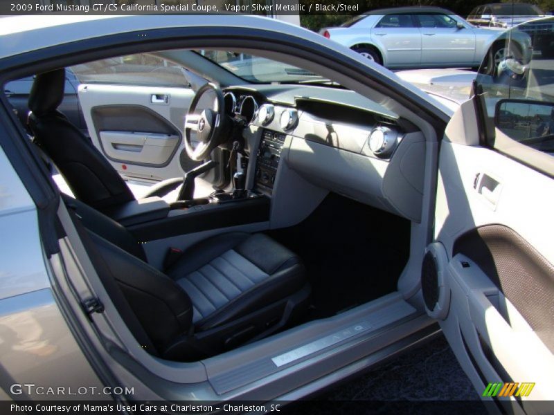 Vapor Silver Metallic / Black/Steel 2009 Ford Mustang GT/CS California Special Coupe