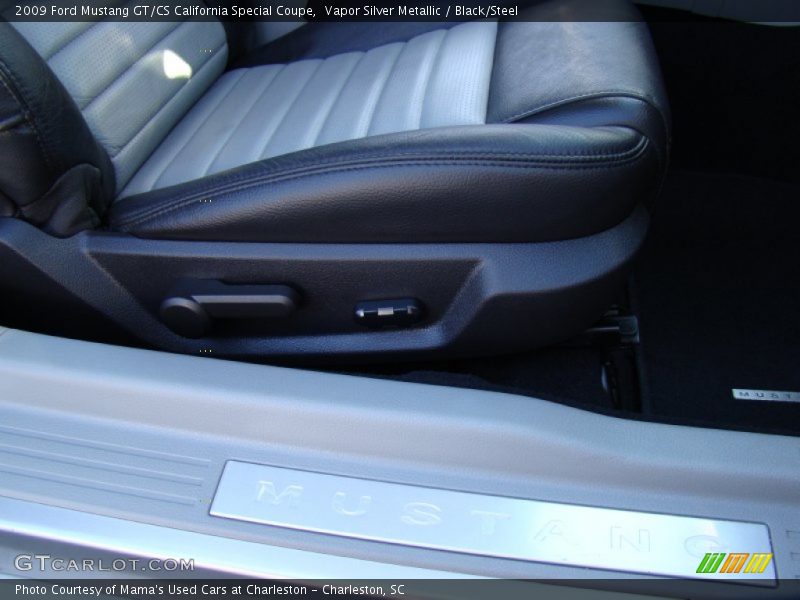 Vapor Silver Metallic / Black/Steel 2009 Ford Mustang GT/CS California Special Coupe