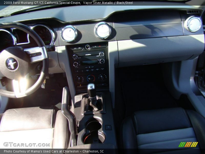 Vapor Silver Metallic / Black/Steel 2009 Ford Mustang GT/CS California Special Coupe