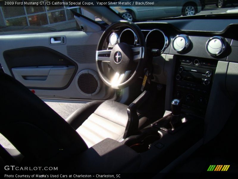 Vapor Silver Metallic / Black/Steel 2009 Ford Mustang GT/CS California Special Coupe