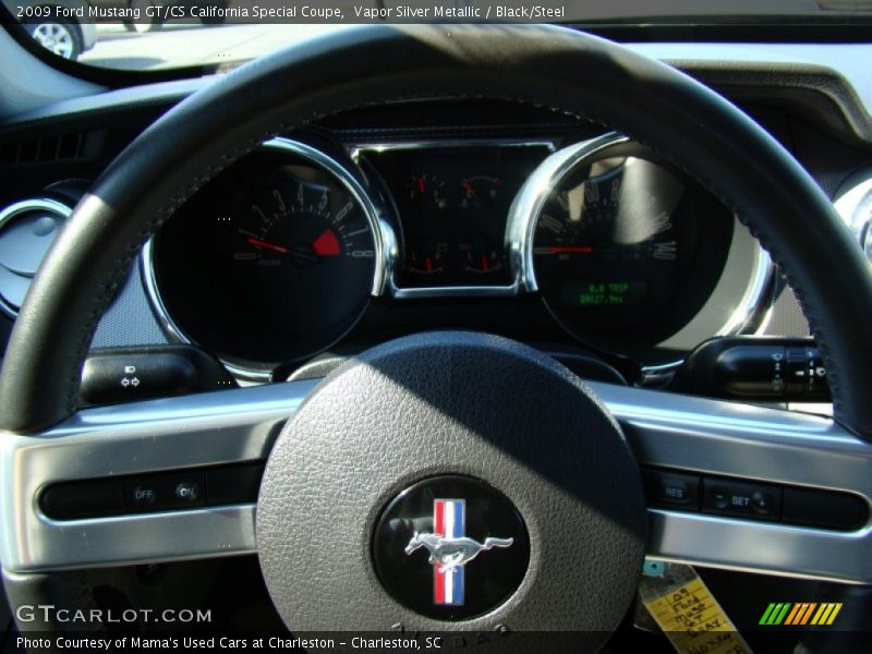 Vapor Silver Metallic / Black/Steel 2009 Ford Mustang GT/CS California Special Coupe