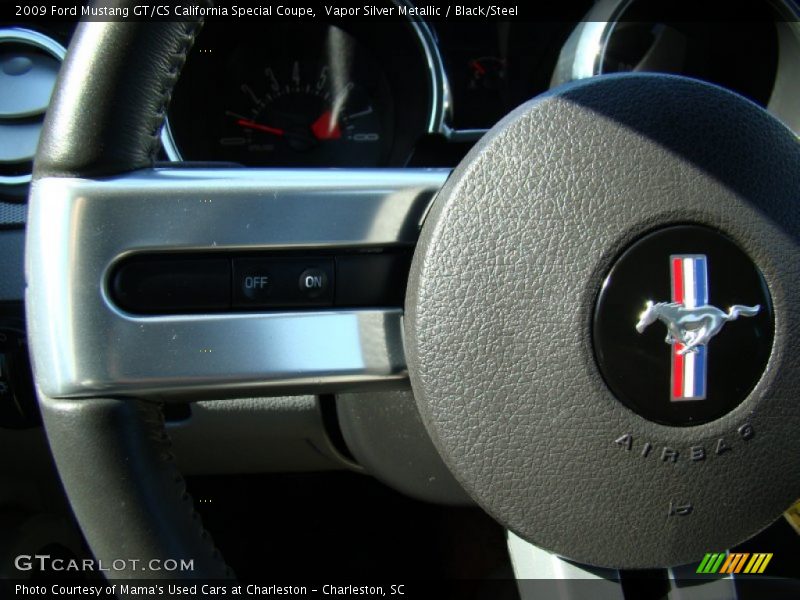 Vapor Silver Metallic / Black/Steel 2009 Ford Mustang GT/CS California Special Coupe