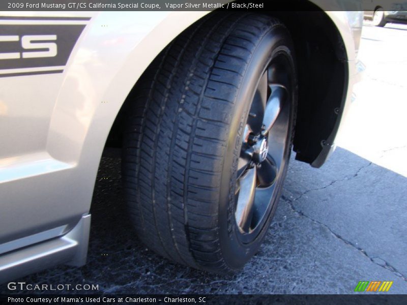 Vapor Silver Metallic / Black/Steel 2009 Ford Mustang GT/CS California Special Coupe