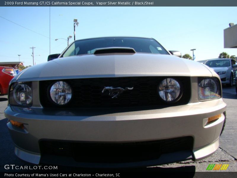 Vapor Silver Metallic / Black/Steel 2009 Ford Mustang GT/CS California Special Coupe