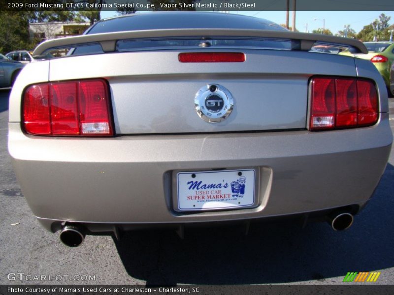 Vapor Silver Metallic / Black/Steel 2009 Ford Mustang GT/CS California Special Coupe