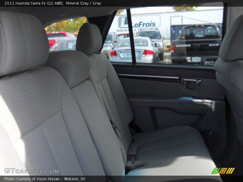 Mineral Gray / Gray 2011 Hyundai Santa Fe GLS AWD