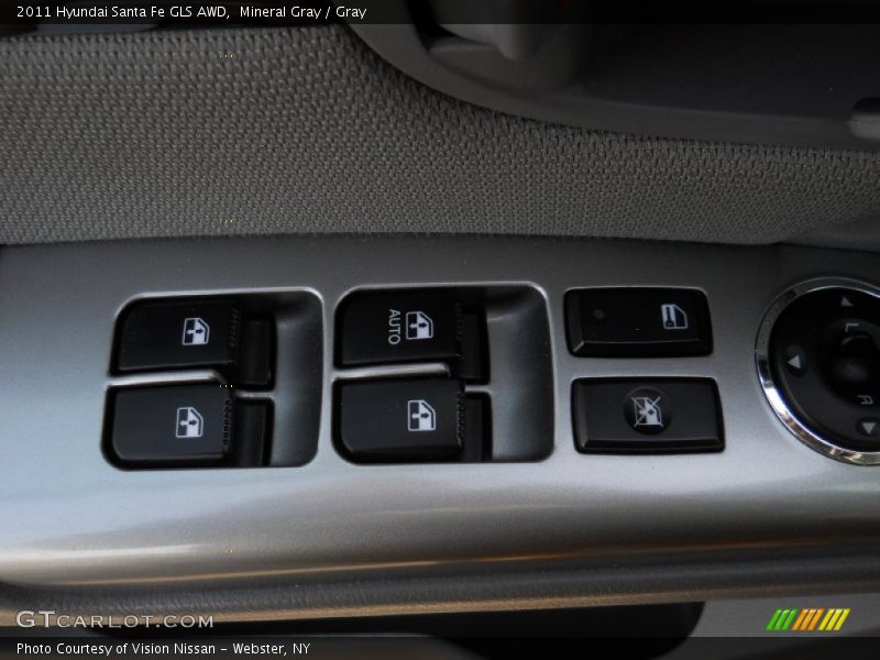Mineral Gray / Gray 2011 Hyundai Santa Fe GLS AWD