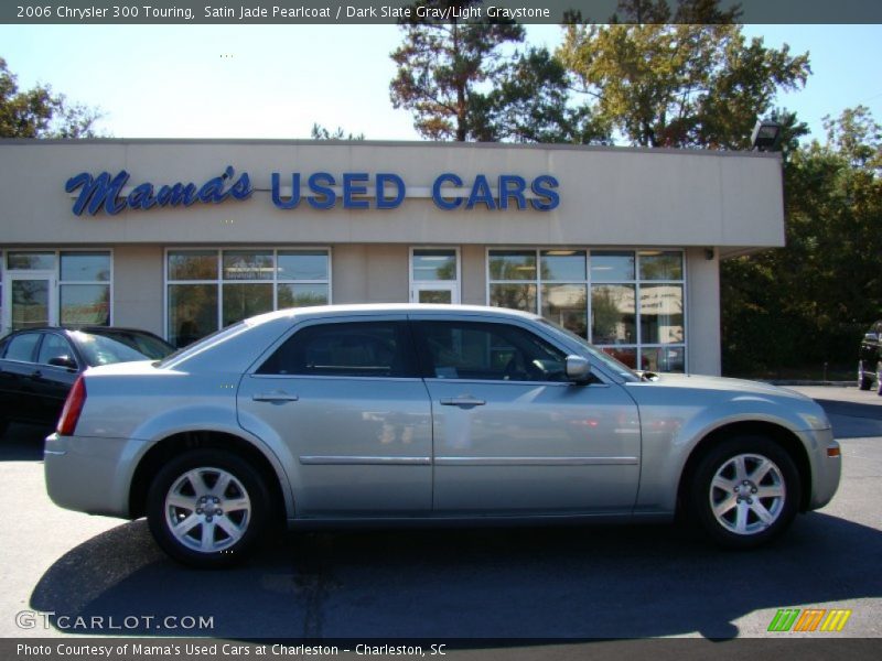 Satin Jade Pearlcoat / Dark Slate Gray/Light Graystone 2006 Chrysler 300 Touring