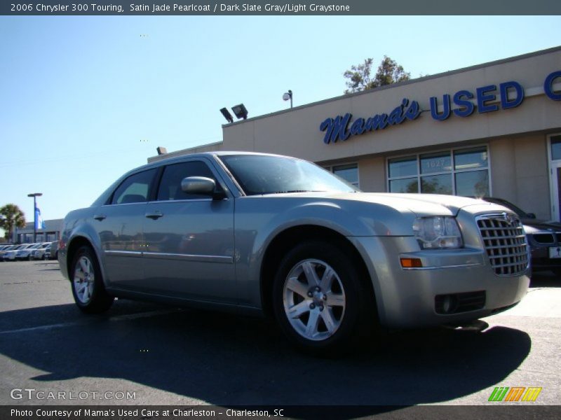 Satin Jade Pearlcoat / Dark Slate Gray/Light Graystone 2006 Chrysler 300 Touring