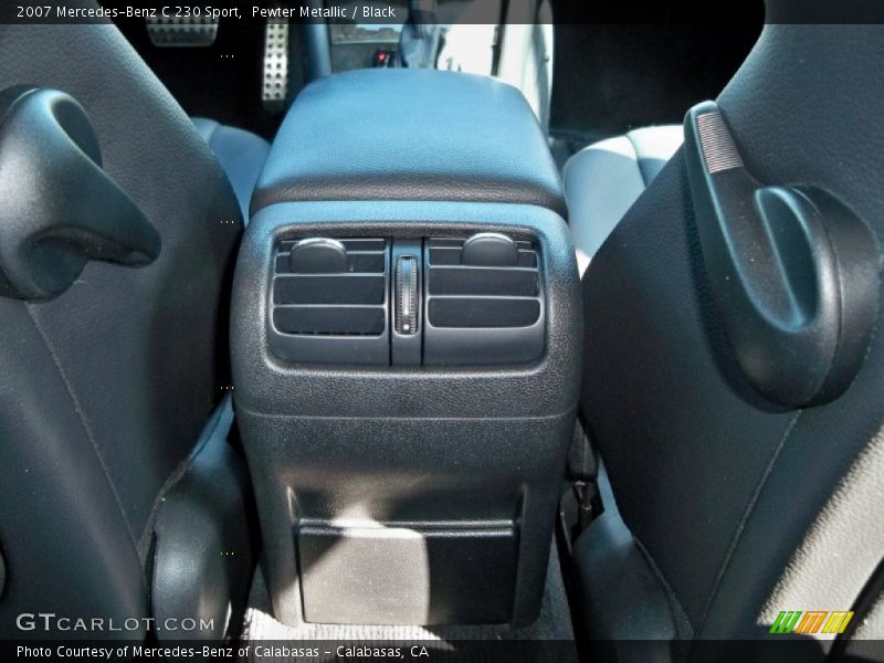 Pewter Metallic / Black 2007 Mercedes-Benz C 230 Sport