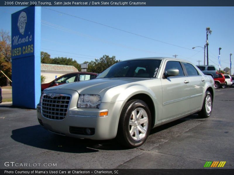 Satin Jade Pearlcoat / Dark Slate Gray/Light Graystone 2006 Chrysler 300 Touring