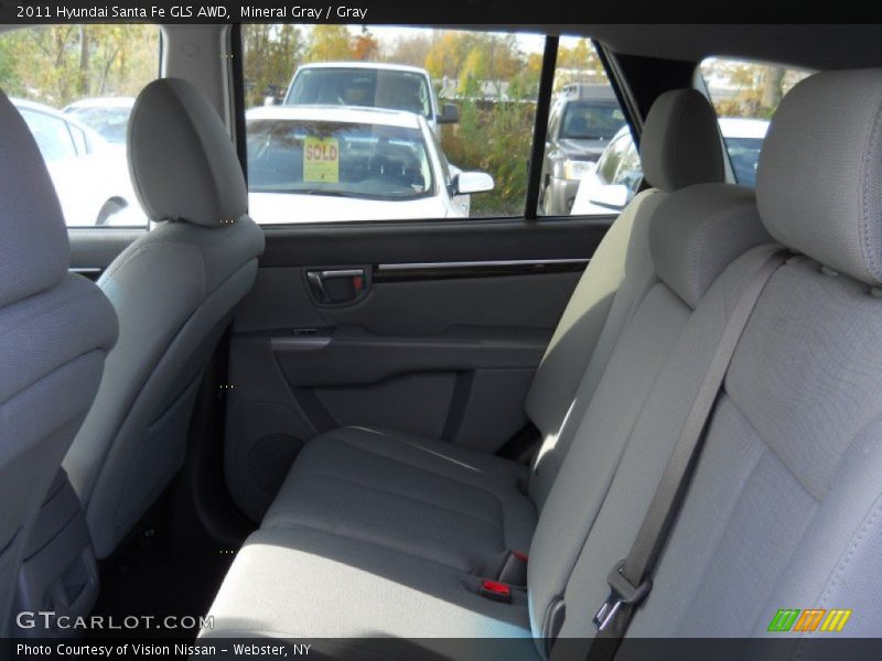 Mineral Gray / Gray 2011 Hyundai Santa Fe GLS AWD