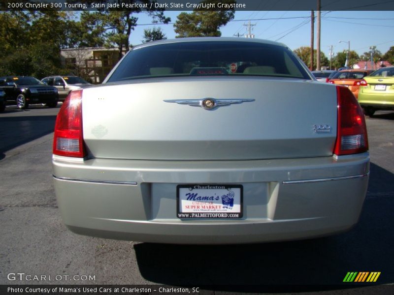 Satin Jade Pearlcoat / Dark Slate Gray/Light Graystone 2006 Chrysler 300 Touring