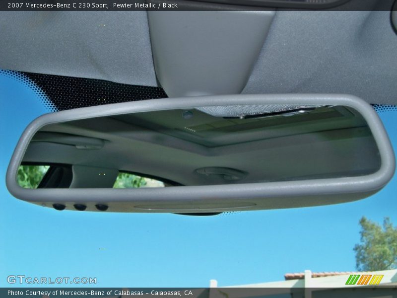Pewter Metallic / Black 2007 Mercedes-Benz C 230 Sport