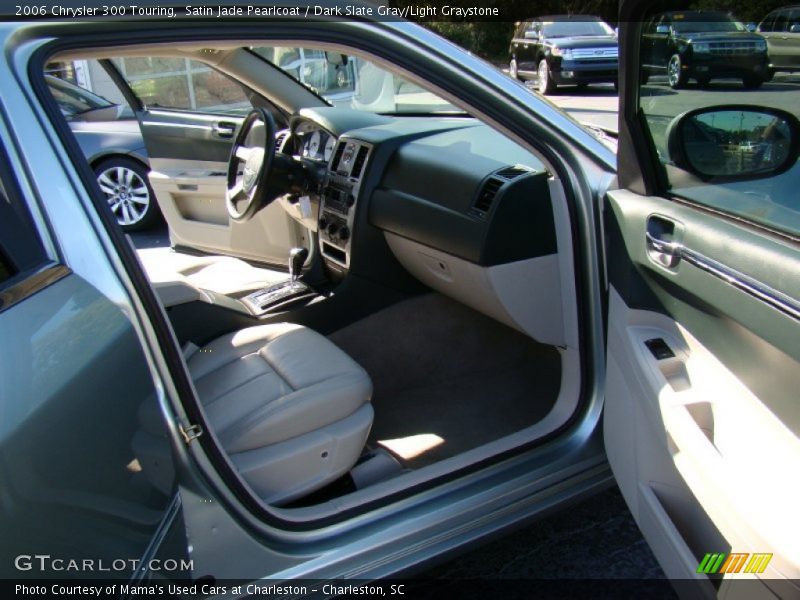 Satin Jade Pearlcoat / Dark Slate Gray/Light Graystone 2006 Chrysler 300 Touring