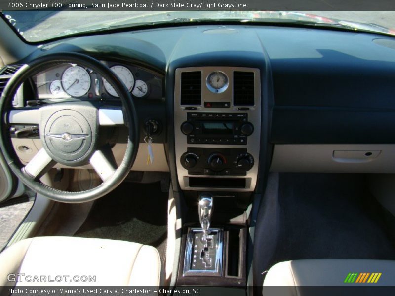 Satin Jade Pearlcoat / Dark Slate Gray/Light Graystone 2006 Chrysler 300 Touring