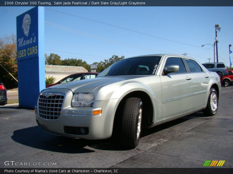 Satin Jade Pearlcoat / Dark Slate Gray/Light Graystone 2006 Chrysler 300 Touring