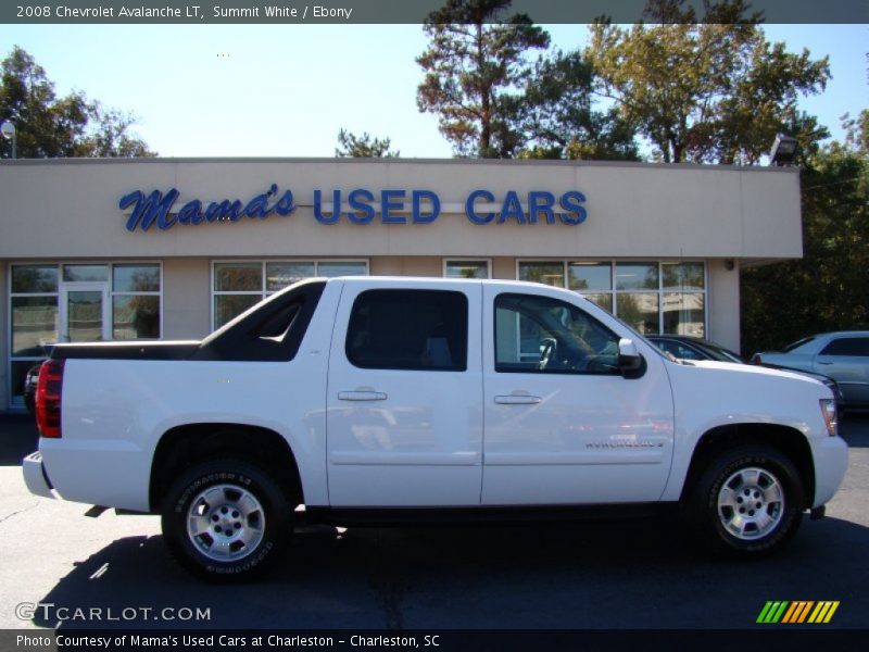 Summit White / Ebony 2008 Chevrolet Avalanche LT