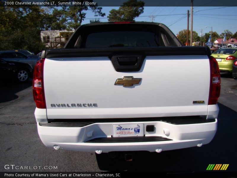 Summit White / Ebony 2008 Chevrolet Avalanche LT