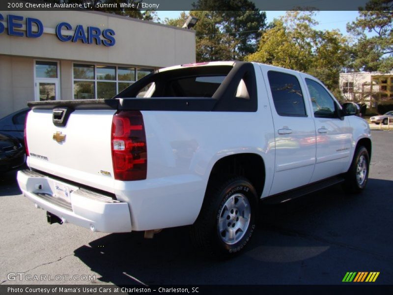 Summit White / Ebony 2008 Chevrolet Avalanche LT