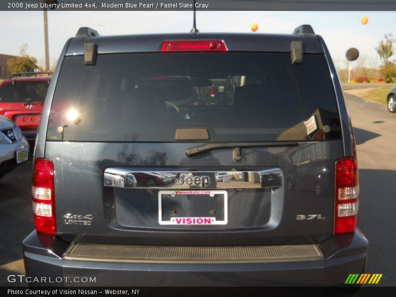 Modern Blue Pearl / Pastel Slate Gray 2008 Jeep Liberty Limited 4x4