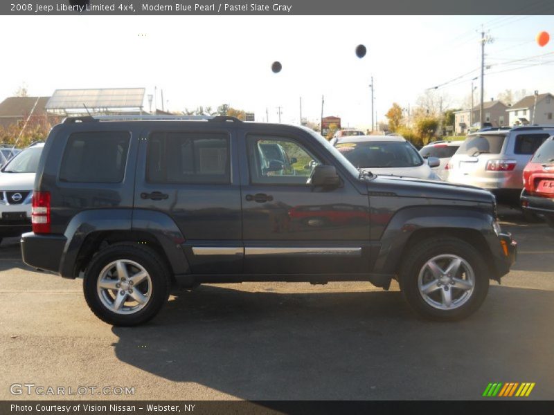 Modern Blue Pearl / Pastel Slate Gray 2008 Jeep Liberty Limited 4x4