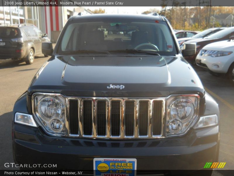 Modern Blue Pearl / Pastel Slate Gray 2008 Jeep Liberty Limited 4x4