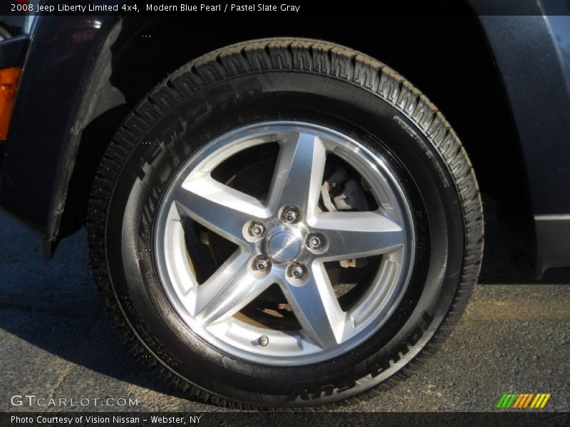 Modern Blue Pearl / Pastel Slate Gray 2008 Jeep Liberty Limited 4x4