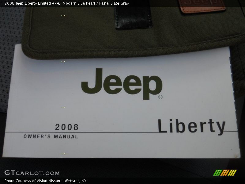 Modern Blue Pearl / Pastel Slate Gray 2008 Jeep Liberty Limited 4x4